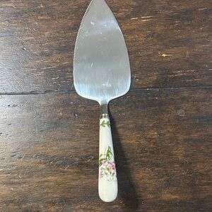 Portmeirion Pastry Cake Server with Stainless Blade - Botanic Garden